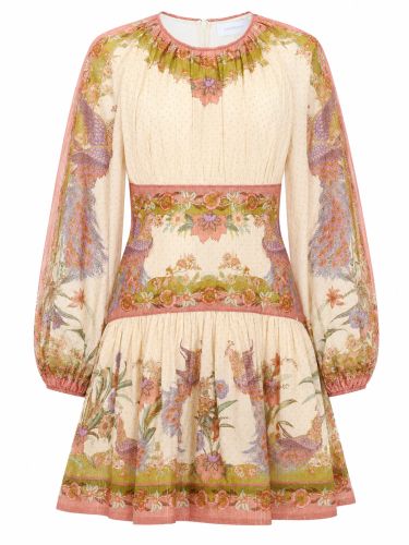 Zimmermann mini abito "indra" - zimmermann - Modalova