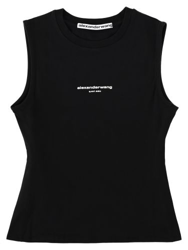 Tank top in cotone stretch - alexander wang - Modalova
