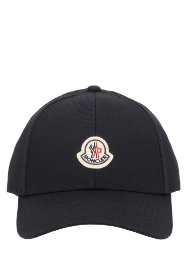 Cappello da baseball con patch logo - moncler - Modalova