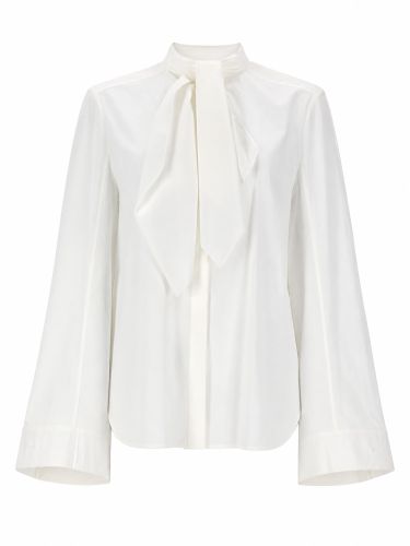 Tunica in cotone con fiocco - tory burch - Modalova