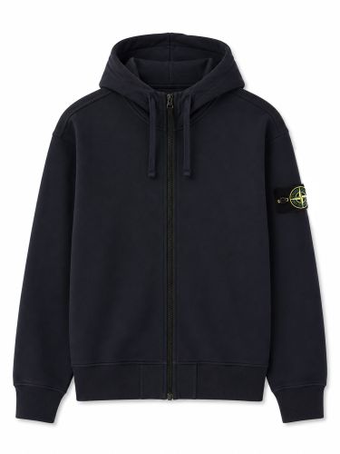 Stone island felpa con patch logo - stone island - Modalova