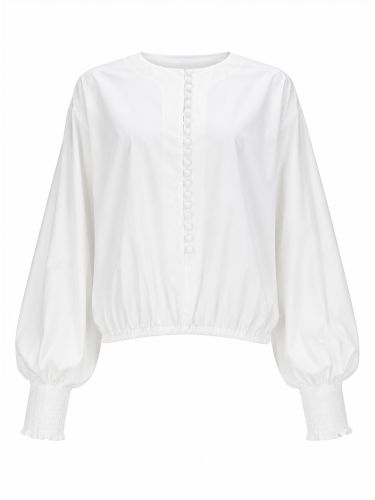 Camicia con manica a pipistrello - balmain - Modalova