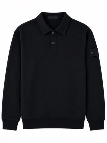 Stone island polo con patch logo - stone island - Modalova