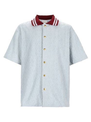 Camicia monogram in cotone - drôle de monsieur - Modalova