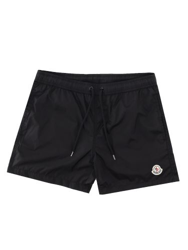 Costume da bagno con patch logo - moncler - Modalova