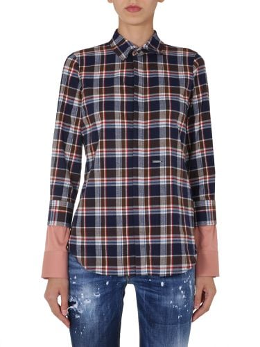 Dsquared flannel shirt - dsquared - Modalova