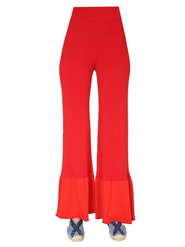 Ribbed knit trousers - stella mccartney - Modalova