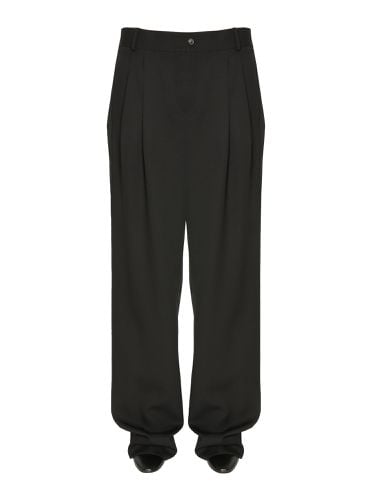 Saint laurent pants with pleats - saint laurent - Modalova