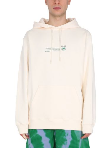 Msgm fantastic green sweatshirt - msgm - Modalova