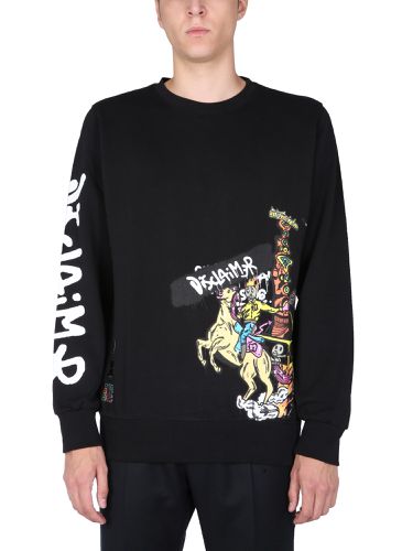 Disclaimer crew neck sweatshirt - disclaimer - Modalova