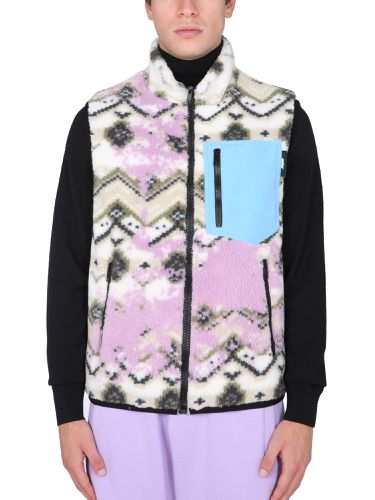 Msgm fleece sherpa vest - msgm - Modalova