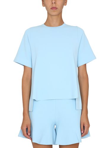 T-shirt with asymmetrical hemline - stella mccartney - Modalova