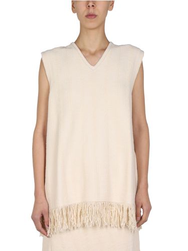 Jil sander v-neck top - jil sander - Modalova