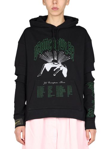 Raf simons logo print sweatshirt - raf simons - Modalova