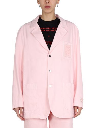 Raf simons logo patch jacket - raf simons - Modalova