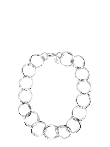 Raf simons linked rings necklace - raf simons - Modalova