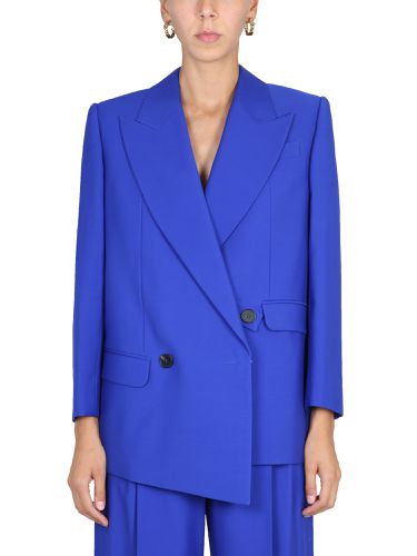 Structured double-breasted jacket - alexander mcqueen - Modalova