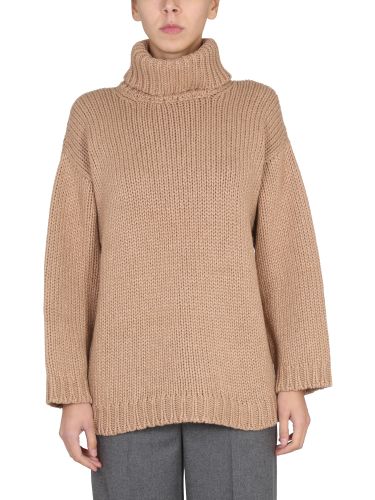 Wool and lurex blend sweater - red valentino - Modalova