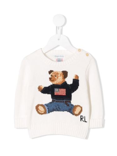 Cotton-bear sweater-tops-sweater - polo ralph lauren - Modalova