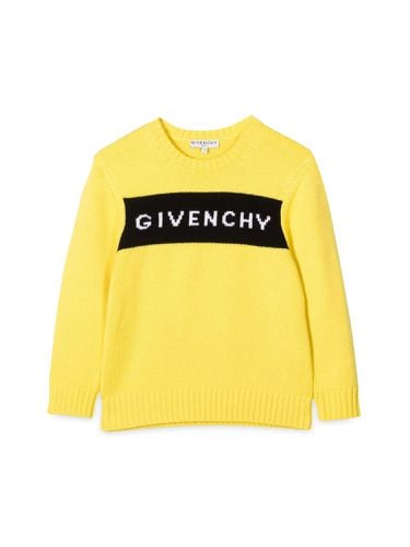 Knitted jumper jacquard logo - givenchy - Modalova