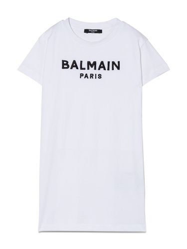 Balmain dress with logo - balmain - Modalova