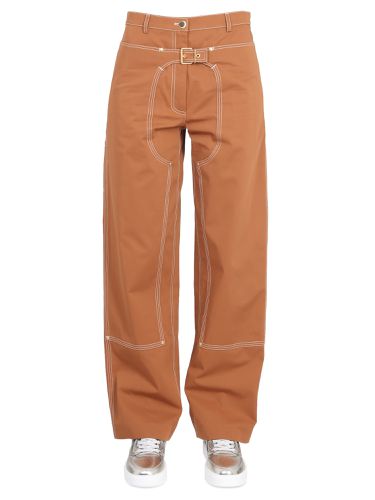 Stella mccartney pants with buckle - stella mccartney - Modalova