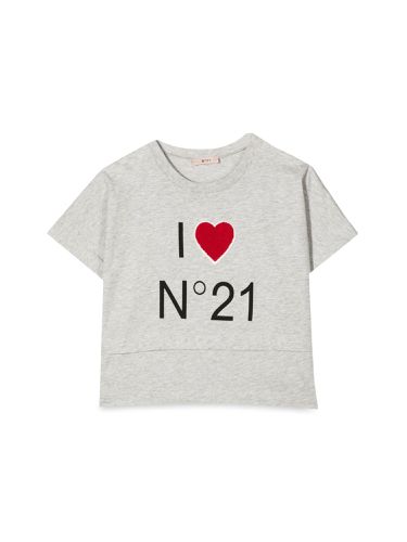 N°21 heart logo t-shirt - n°21 - Modalova