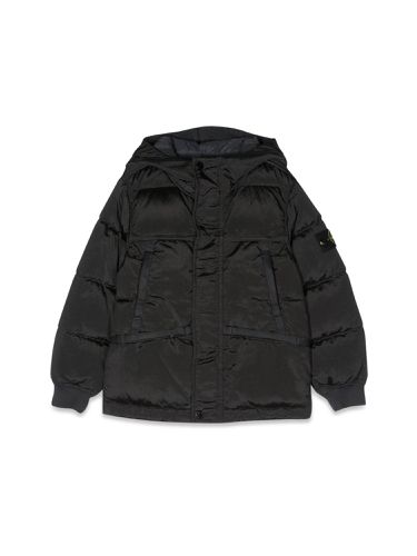 Down jacket blouson side logo patch - stone island - Modalova