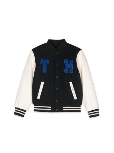 Reversible varsity bomber jacket - tommy hilfiger - Modalova