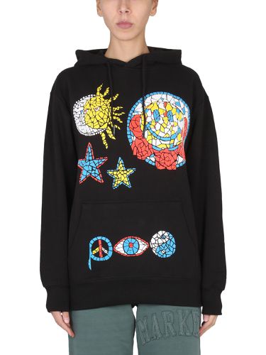 Hand drawn varsity sweatshirt - market - Modalova