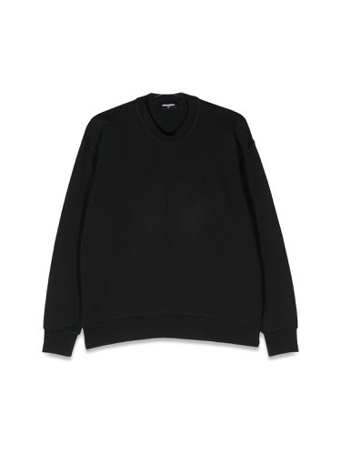 Slouchy fit crewneck sweatshirt - dsquared - Modalova