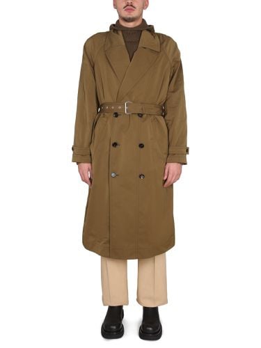 Nylon folding trench coat - bottega veneta - Modalova