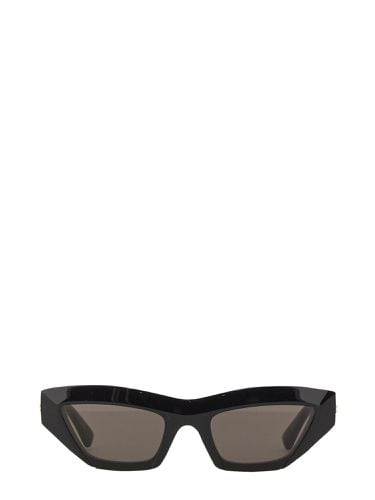 Sculptured cat eye sunglasses - bottega veneta - Modalova