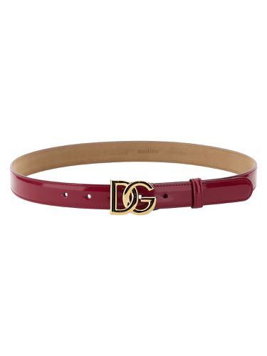 Belt with logo buckle - dolce & gabbana - Modalova