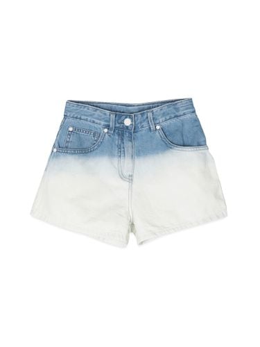 Shaded denim shorts - stella mccartney - Modalova