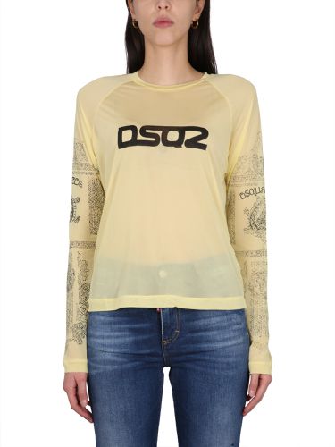 Dsquared logo print t-shirt - dsquared - Modalova