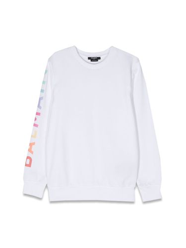 Sweatshirt crewneck logo on sleeve - balmain - Modalova