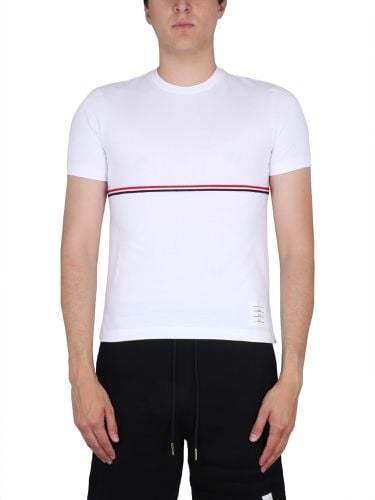 Thom browne rwb stripe t-shirt - thom browne - Modalova