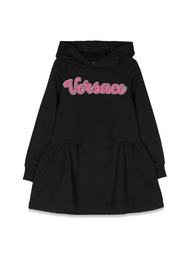 Versace logo hoodie dress - versace - Modalova