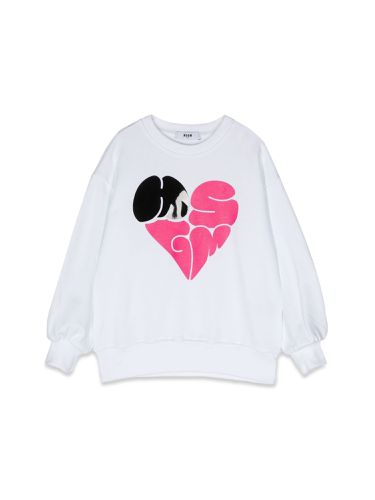 Msgm over sweatshirt - msgm - Modalova