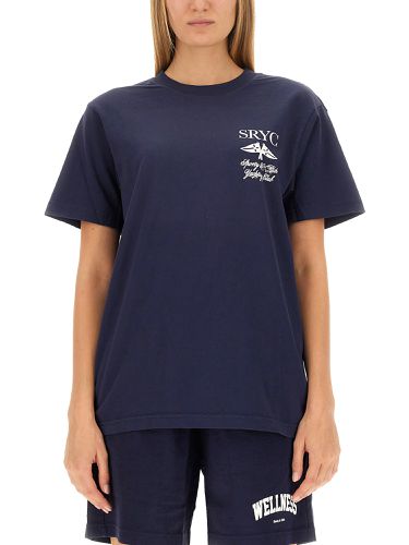 Sporty & rich t-shirt with logo - sporty & rich - Modalova