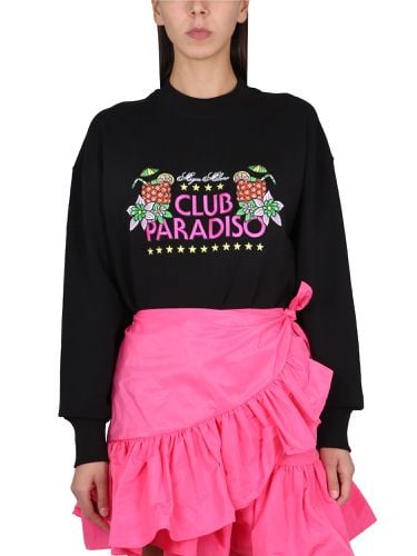 Msgm sweatshirt with logo - msgm - Modalova