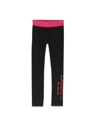 Dkny contrasting band logo leggings - dkny - Modalova