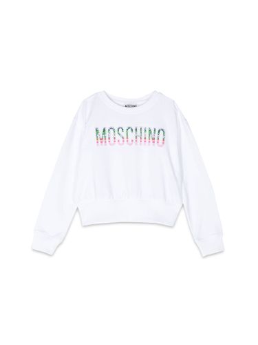 Moschino logo crewneck sweatshirt - moschino - Modalova