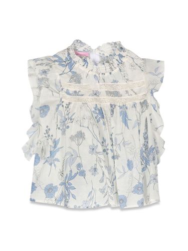 Miss blumarine top flowers - miss blumarine - Modalova