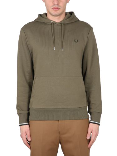 Sweatshirt with logo embroidery - fred perry - Modalova