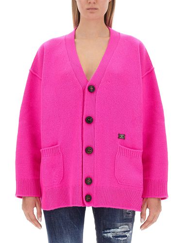 Dsquared wool cardigan - dsquared - Modalova