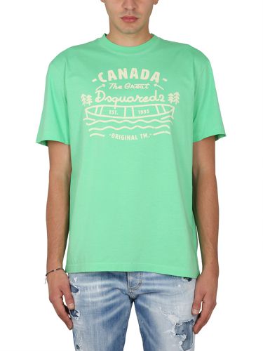 Dsquared logo print t-shirt - dsquared - Modalova