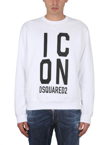 Dsquared sweatshirt with logo print - dsquared - Modalova