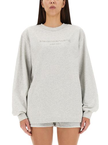 Alexander wang sweatshirt with logo - alexander wang - Modalova